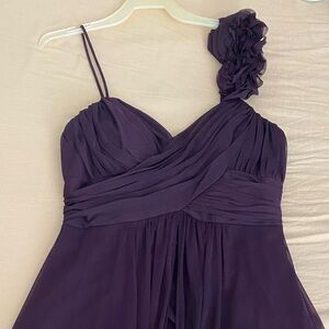 Camille la vie purple floor length formal dress